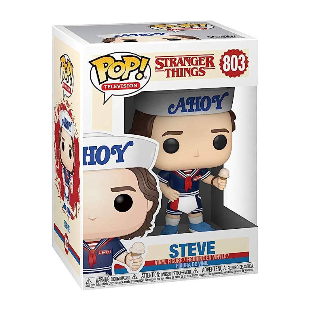 Stranger Things Steve w/ Hat and Ice Cream Funko Pop! Vinyl Figure #803