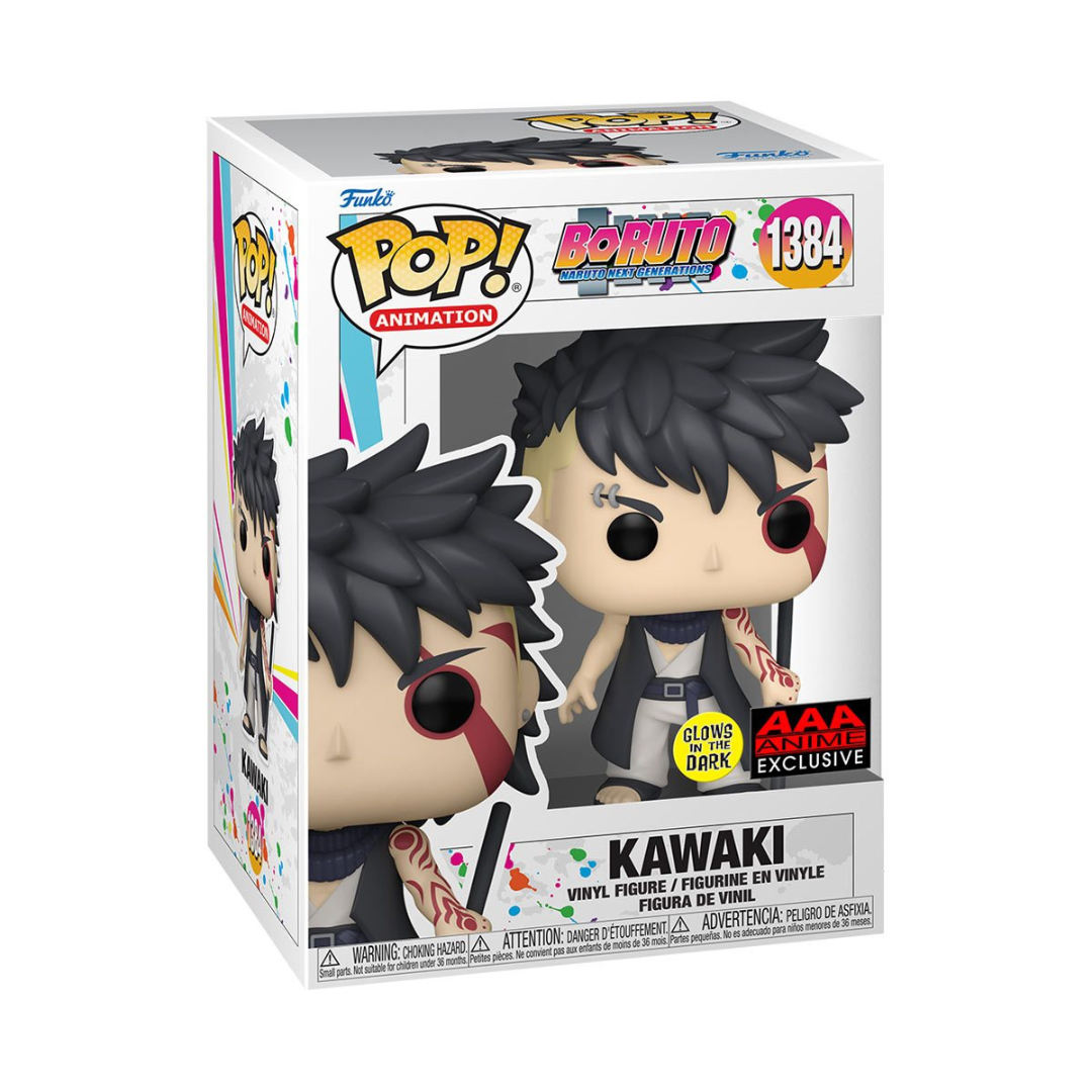 Boruto: Naruto Next Generations Kawaki Prologue Glow-in-the-Dark Funko Pop! Vinyl Figure #1384 - AAA Anime Exclusive