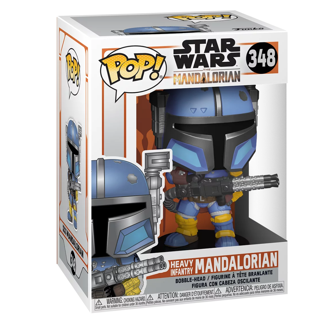 Star Wars: The Mandalorian Heavy Infantry Mandalorian Pop! Vinyl Figure