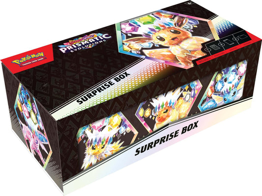 Pokémon TCG: Scarlet &amp; Violet—Prismatic Evolutions Surprise Box.