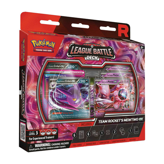 Pokémon TCG: Team Rocket’s Mewtwo ex League Battle Deck (Pre-Order)