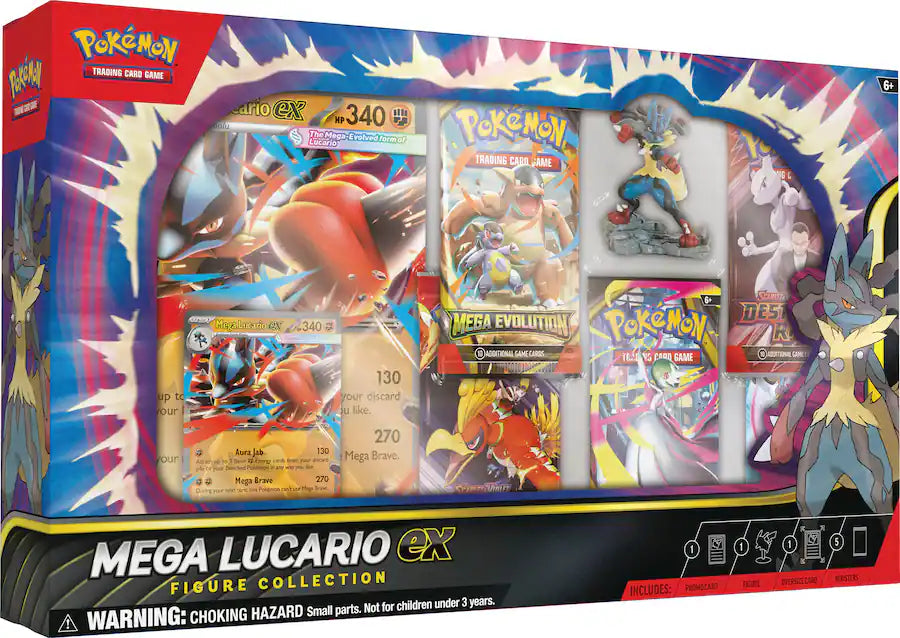 Pokémon - Trading Card Game: Mega Lucario ex Figure Collection (Pre-Order)