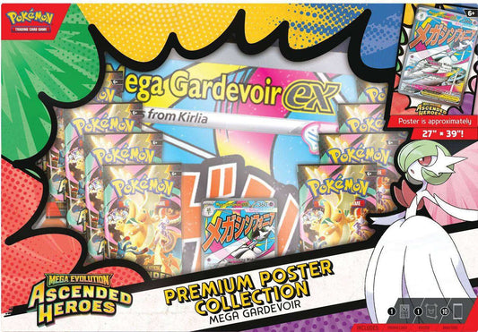Pokemon TCG: Mega Evolution 02.5 Ascended Heroes- Premium Poster (Mega Gardevoir)